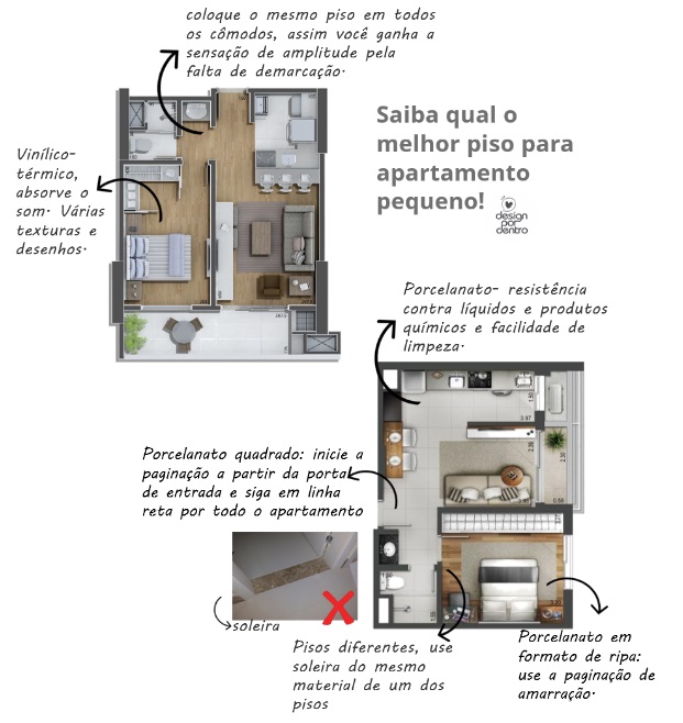 decoração de um apartamento pequeno