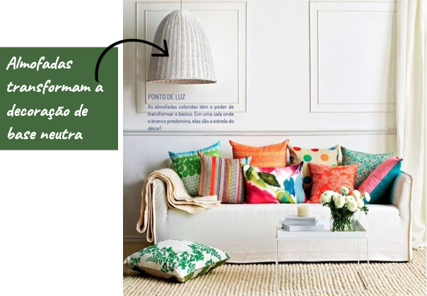 tendências atuais de cores de decoração