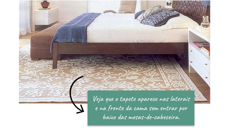 Lições sobre tapetes na decoração