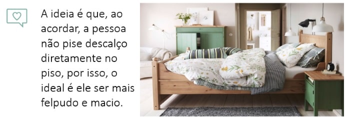 Lições sobre tapetes na decoração