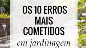 erros cometidos na jardinagem