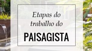 etapas do trabalho do paisagista